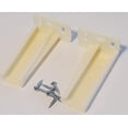 thumbnail image 3 of One Pair - KT HR9000RL Rear Drawer Track Socket Mounting Back Plates Brackets, Plastic, White - Sold in Pair (Left and Right), 3 of 7
