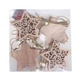 thumbnail image 4 of Xihbxyly Adornos Navideños de Madera, Juego de 24 Piezas, Diseño Vintage de Camión Rojo y Papá Noel, Madera Duradera, Decoración para Árbol de Navidad y Etiquetas de Regalo, Artículos Esenciales para, 4 of 4