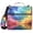 Colorful Clouds Over Water, variant on 3 Ring Zipper Binder with Shoulder Strap Waterproof Trapper Keeper 2 Inch D-Ring 500 Sheets Capacity Colorful Clouds over Water