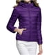 thumbnail image 5 of Parkas de manga larga para mujer, color liso, manga larga, cremallera, bolsillo, chaqueta ligera de algodón, blusa para mujer, 5 of 8