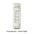 thumbnail image 3 of Inteprter Luz de doble cara portátil conveniente lámpara USB enchufe escritorio día anochecer instalación linterna lectura pequeña Iluminación y accesorios Luz calida Inteprter HA079353-01, 3 of 6