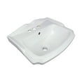 thumbnail image 5 of Renovators Supply Cloakroom 19" Wall Mounted Bathroom Sink White with Overflow, 5 of 8