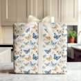 thumbnail image 2 of Watercolor Butterflies Blue and Orange Pattern Gift Wrapping Paper, 2 of 5