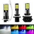 thumbnail image 1 of 2pcs H3 H27 881 880 Fog Lights LED Bulb Super Bright Car Fog Lights Day Driving Running Light 12V 6000K White Blue Yellow Green, 1 of 5