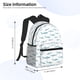 thumbnail image 2 of Disketp Cute Shark Mochila Ligera Clásica con Múltiples Bolsillos, Mochila Casual para Hombre y Mujer, Ideal para Escuela, Trabajo y Viajes, 2 of 6