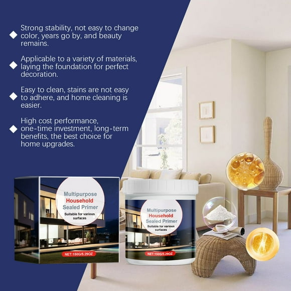 LSLJS Multi-Purpose Household Sealer Wall Floor Removal Floor Interior and Exterior Paint 150ml Household Cleaners