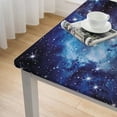 thumbnail image 5 of HAOXIT  Space Pattern Square Tablecloth,Stain Wrinkle Resistant Reusable Washable Print Square Table Cover,for Kitchen Camping Birthday Dining Dinner Outdoor(Blue) 52*52, 5 of 8