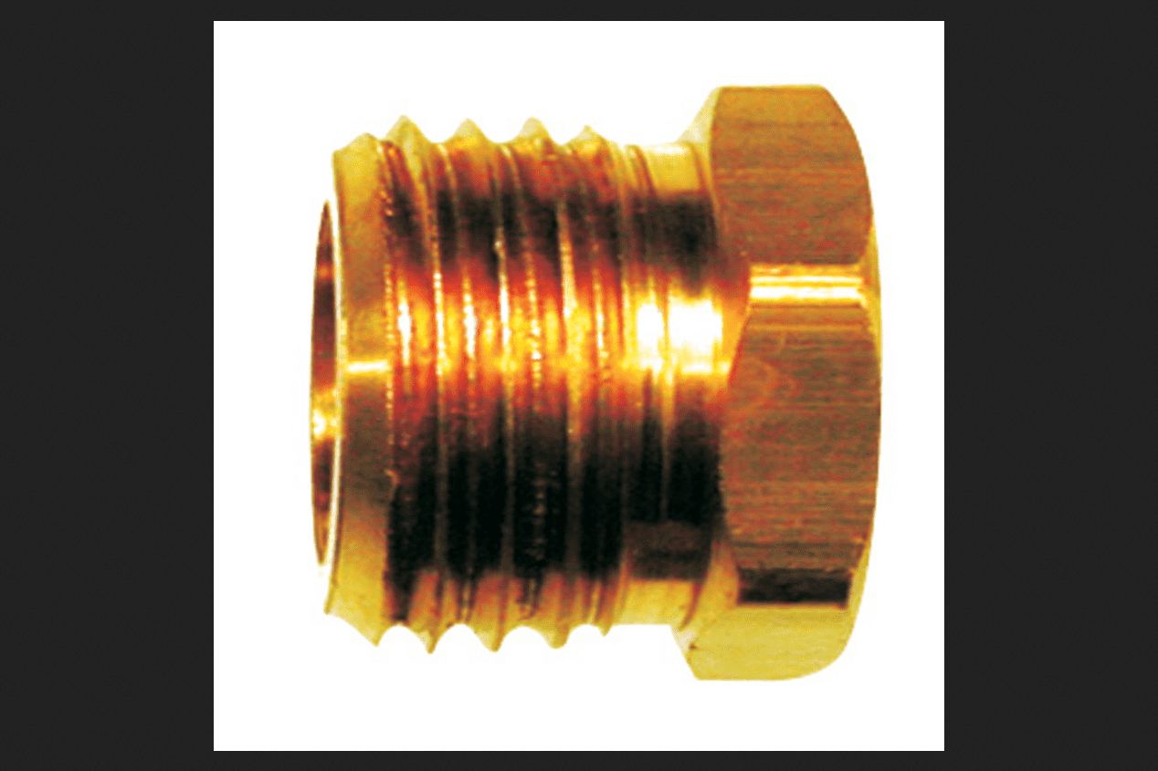 Flare Brass Inverted Flare Nut JMF 5/16 in 