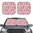 thumbnail image 2 of Naloa Garden Gnomes 2 Piece Foldable Car Sun Shades, Car Windshield Sunshade, Front Window Sunshade for Car, Truck, SUV - Medium, 2 of 7
