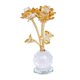 thumbnail image 5 of Lotus Flower Figurine Artwork Collectible para Mantels Bookshelves Aniversario Amarillo, 5 of 8