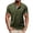 Army Green, variant on LPZOOGU Mens Henley Shirts Short Sleeve Button T-Shirts Summer Athletic Lightweight Tee Shirts with Pocket