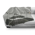 thumbnail image 3 of Outer Space Soft Flannel Fleece Blanket, Surreal Scene of Spaceflight New Horizons Theme Science Fiction Photo, Cozy Plush for Indoor and Outdoor Use, 60" x 80", Army Green Pale Grey, by Ambesonne, 3 of 6
