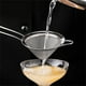 thumbnail image 4 of Colador de cóctel de acero inoxidable barra cónica comida de té herramienta de colador de malla fina, 4 of 9