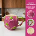 thumbnail image 2 of Taza de cerámica realista de fruta de dragón: taza creativa de frutas y verduras for regalos únicos y decoración del hogar, 2 of 4
