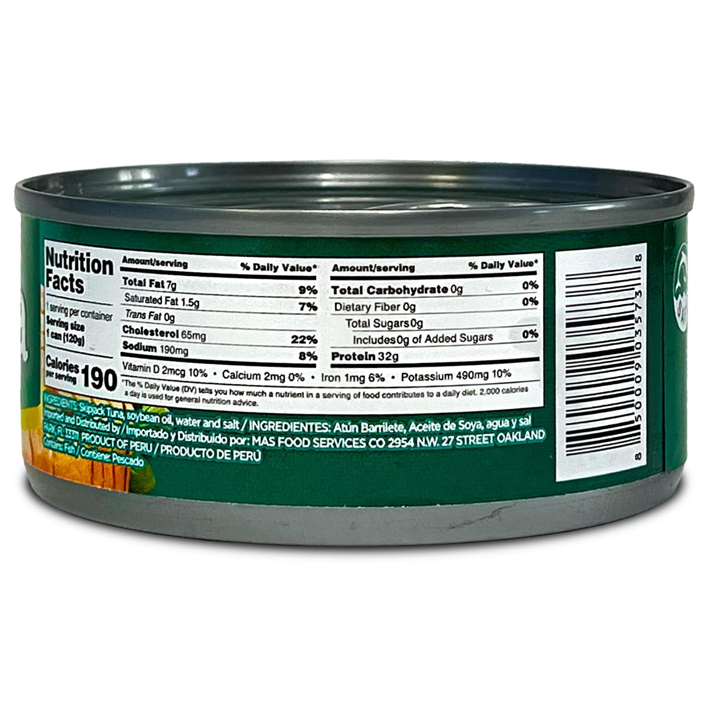 Florida Atún Sólido En Aceite Vegetal 6oz | Peruvian Solid Tuna In Vegetable oil Can 3 Pack