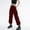 Wine, variant on lulshou Womens Cargo Pants Mid Waist with Pocket Overalls Casual Pants Spring Summer Wide Leg Cargo Pants Business Work Pants