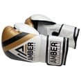 thumbnail image 5 of Fury Boxing Gloves - Kickboxing, Muay Thai Training Gloves, Sparring Punching Bag Mitts, Durable PU, Shock-Absorbing Foam Core, Non-Slip Wrist Support, Multi-Sport Glove, 16oz, Gold/Black, 5 of 7