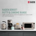 thumbnail image 5 of HADEN Coffee Machine, 12 Cup Programmable Drip Coffee Maker with Auto Shut-Off Function and Reusable Washable Water Filter, Putty & Chrome, 5 of 5