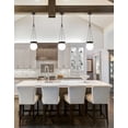 thumbnail image 6 of 7505P9-HBR-Z-Lite-Calhoun - 1 Light Pendant In Traditional Style-10.75 Inches Tall and 9 Inches Wide-Heritage Brass Finish-White Opal Glass Color, 6 of 7