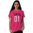 thumbnail image 3 of Flawless Cute Athletic Sporty Jersey Women's Plus Size Graphic Tee Brisco Brands 3X, 3 of 5
