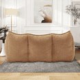 thumbnail image 4 of Soft Beanbag Chair with High Resilience Foam Core for Two People, The Comfortable Square Recliner Sofa is Ideal for Family Members and Friends Engaged in Games, Reading, Watching TV, 4 of 5