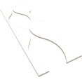 thumbnail image 6 of Ekena Millwork 47"H x 1/2"T Ozark PVC Adjustable Decorative Slat Wall Panel Kit, Unfinished (contains 8 Slats + 1 Straight Edge Starter Slat), 6 of 15