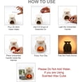thumbnail image 4 of Hosley Gold Leaf Tealight Warmer, Handpainted, Cream Color, 4 of 10