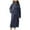 e-305Dark Gray68, variant on Hifoo Women Ladies Autumn Winter Velvet Padded Robe Lengthened Bathrobe Fashionable Solid Color Sleepwear