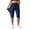 A-Blue308, variant on Women's Sport Shorts Elastic Waistband Drawstring Half Trousers Pocketed Minimalist Athletic Sport Running Bottoms