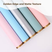 100pcs 10Colors Wrapping Paper, Waterproof Flowers Packaging Paper, DIY Wrapping Sheets for Gift Box Florist Bouquet 23 x 23 in