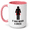 Pink, variant on Rongyun Coffee Travel Mug - Women Powering 'It Was Never A Dress' Motivational Ceramic Mug - Coffee or Tea Cup - Novelty Gift for Women 11 oz