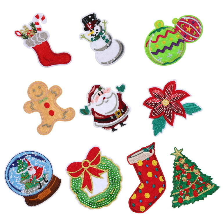 Abaodam 3pcs Bell Stickers Wool Felt Jeans Patches Iron on inside Christmas  Bow Patch Jeans with Embroidery Xmas Style Applique Patches for Jeans  Christmas Bell Patches Gift Child Clothing : : Office