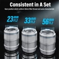 thumbnail image 3 of Sirui Sniper Autofocus Lens Set, F1.2 Gran Angular APS-C Camera Lens for A5 A6 A7 FX A9 ZV-E Series, 3 of 7