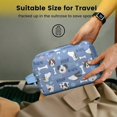 thumbnail image 5 of Toiletries Bag,Dog with Woof and Bark Mens Womens Toiletry Bag Bathroom Bag,Waterproof Toiletry Travel Bag Dopp Kit Shaving Bag 11x6.3x5.1 Inch, 5 of 5