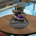 thumbnail image 1 of Langgg 3-Tier Desktop Water Fountain Decor W/LED US Crafts Table 110 V Mini Tabletop Fountain , Simple BUT Elegant B, 1 of 9