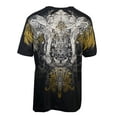 thumbnail image 2 of Konflic Archangel World Atlas MMA Muscle Heavy Weight  T-shirt, Black 3X-Large, 2 of 2