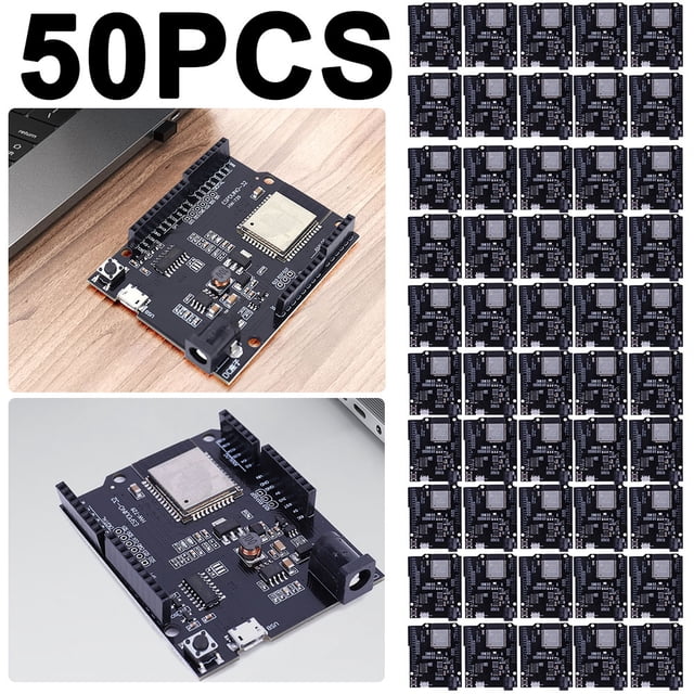 Placa Desarrollo ESP32 Compatible Con Dientes 4MB Flash CH340 Módulo Azul
