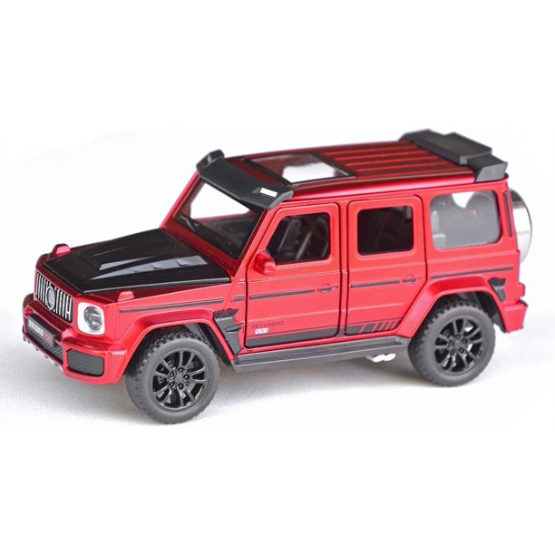 Huoguo 1:32 Suv Juguetes para niños Colección de modelos de automóviles de metal de aleación fundida a presión Vehículo de juego para niños (bbs - Rojo)