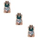 thumbnail image 3 of Soidarity Traje de baño de mujer Sin mangas Espalda abierta Acolchado Body Impreso Playa Poliéster Traje de baño Ropa de playa Azul + Flor roja 2XL Flor azul + roja 2XL 3piezas Soidarity CBP218361, 3 of 6
