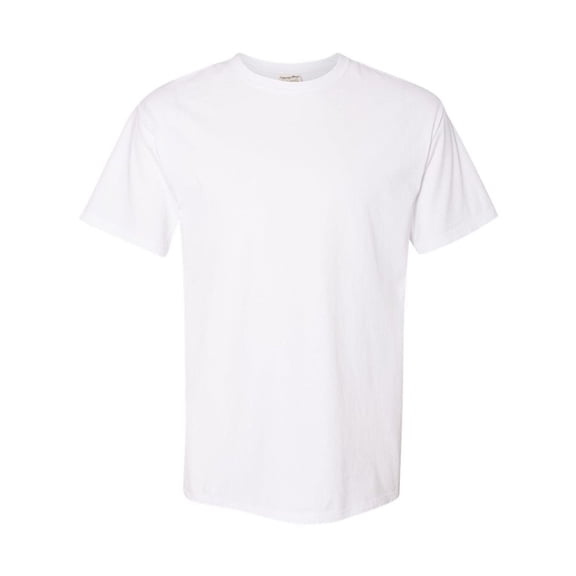 Men's 5.5 oz., 100% Ringspun Cotton Garment-Dyed T-Shirt M WHITE