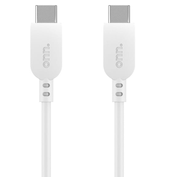 Câble USB de 60 W certifié USB-C à USB-C de 1,8 m/6 pi de Onn.