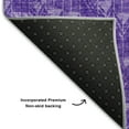 thumbnail image 3 of Addison Rugs Mayfield Washable Transitional Arrows Purple Runner Rug, 2'3" x 7'6", 3 of 5