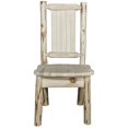 thumbnail image 4 of Montana Collection Side Chair w/ Laser Engraved Bear Design, Clear Lacquer Finish, 4 of 5