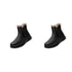 thumbnail image 4 of Qarigey Estilo de invierno con estas botas de nieve a media pantorrilla para mujer Botas de nieve con cremallera lateral y punta redonda para Type10 NO10, 4 of 6