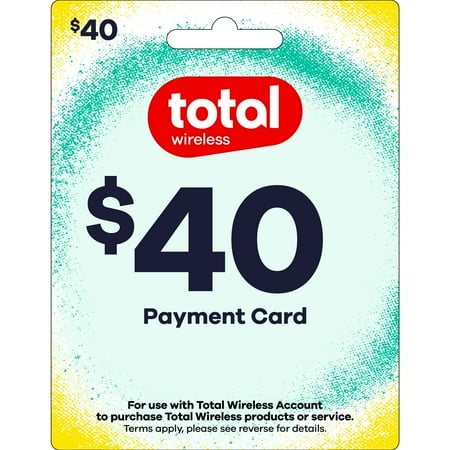 Total Wireless $40 Payment Card Direct Top Up