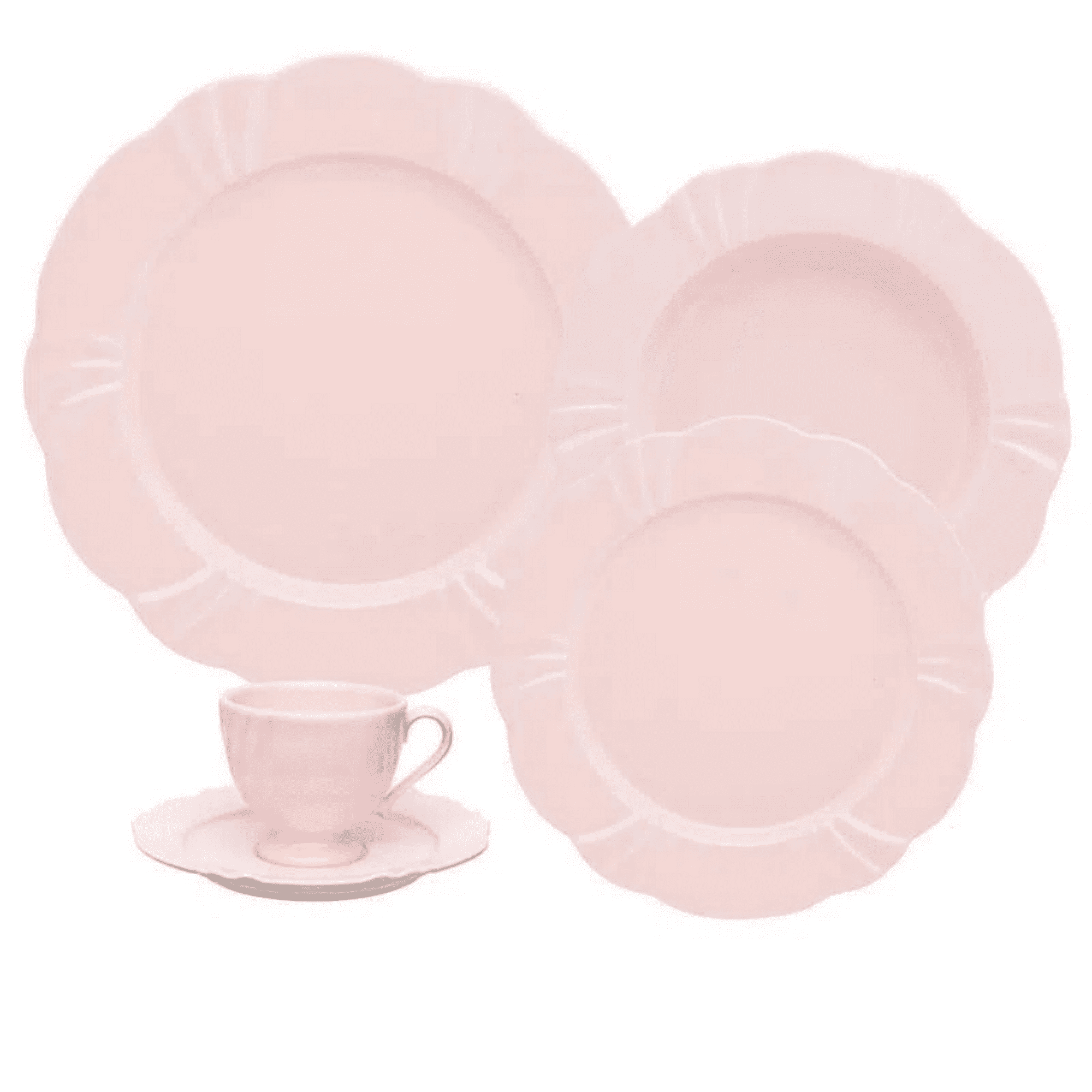 Soleil Blush 20 Pieces Dinnerware Set Service for 4 Walmart