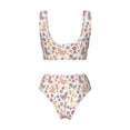 thumbnail image 5 of Daiia Funny Chicken Women's Bikini Set Two Piece Swimsuit High Waisted Bikini Adjustable Straps Bikini Perfect for Beach, Pool, and Summer Vacation-Medium, 5 of 9