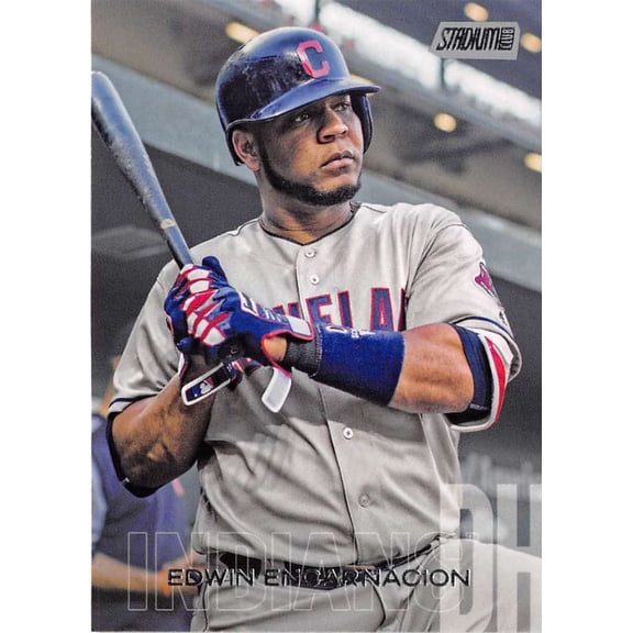 Collectible 2018 Stadium Club #239 Edwin Encarnacion Indians MLB Baseball Trading Card