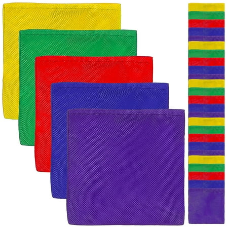 LOLIPPYY 30Pcs Square Bean Bags Hand Eye Coordination Toss Sport Set