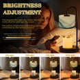 thumbnail image 4 of Candle Warmer Lamp with Timer, Bear Cub Silhouette Misty Pines Dreamy Watercolor Art Non-slip Wireless Remote Control Wax Melts Warmer with 4 Bulbs for Home Office Dorm, Birthday Gifts for Women, 4 of 7